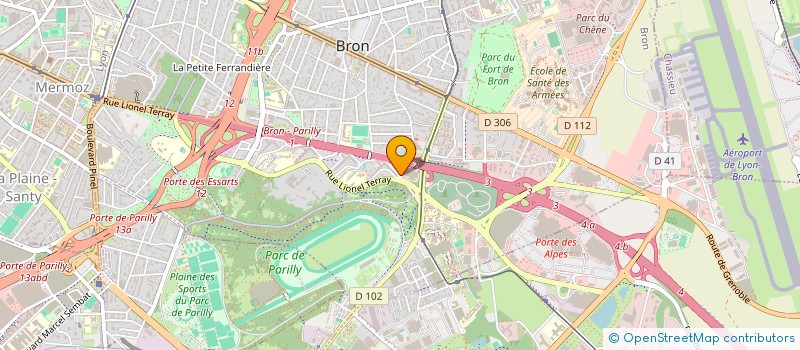 localisation de l'entreprise BRK PRIME à BRON