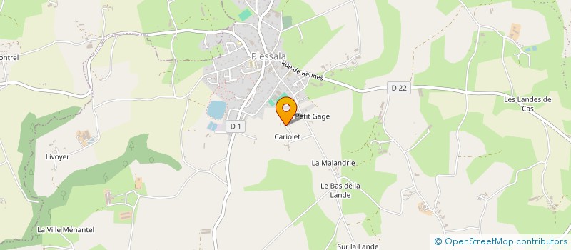 localisation de l'entreprise BRL à LE MENE