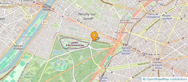 localisation de l'entreprise BRL à NEUILLY-SUR-SEINE