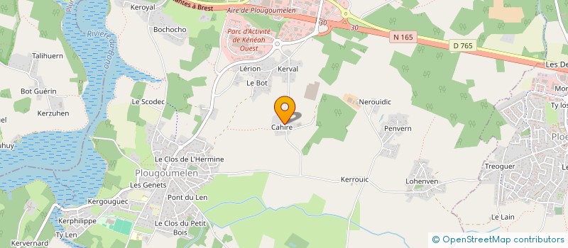 localisation de l'entreprise BRL 56  PLOUGOUMELEN