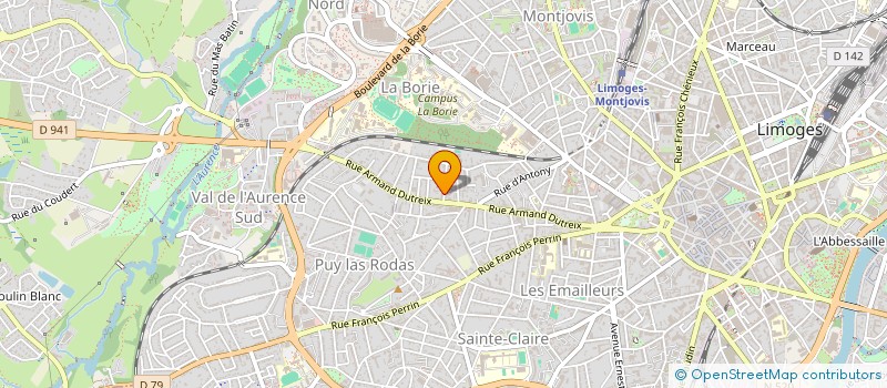 localisation de l'entreprise BRL à LIMOGES