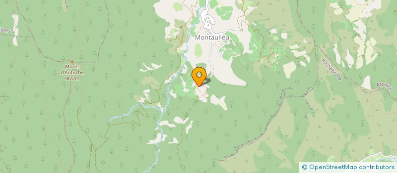 localisation de l'entreprise BRL  MONTAULIEU