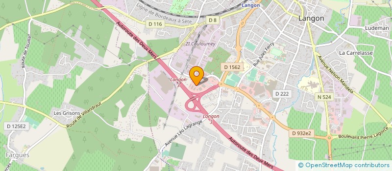 localisation de l'entreprise BRL à LANGON