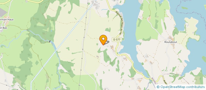 localisation de l'entreprise BRL ENERGIE  ARVIEU