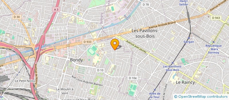 localisation de l'entreprise BRL EVENT ( BRL )  BONDY