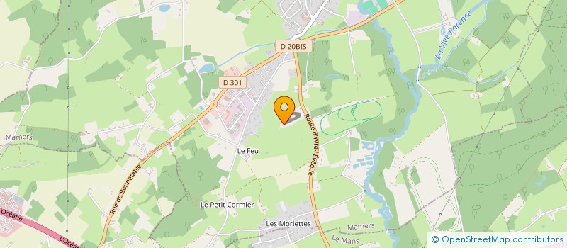 localisation de l'entreprise BRL IMMO  SAVIGNE-L'EVEQUE