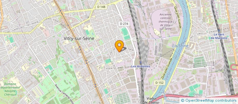 localisation de l'entreprise BRL IMMO  VITRY-SUR-SEINE