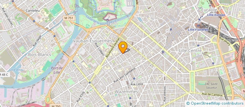 localisation de l'entreprise BRL1 à LILLE