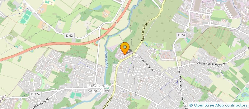 localisation de l'entreprise BRLH IMMO BORDEAUX  LA SALVETAT-SAINT-GILLES