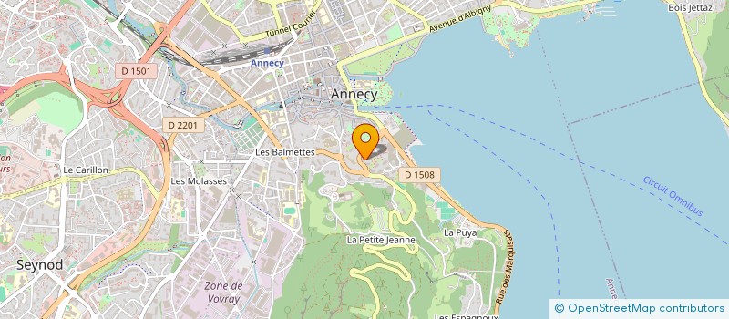 localisation de l'entreprise BRLQ à ANNECY