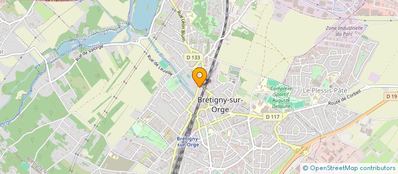 localisation de l'entreprise BRM à BRETIGNY-SUR-ORGE
