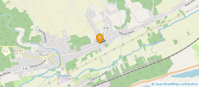 localisation de l'entreprise BRM  VEUZAIN-SUR-LOIRE