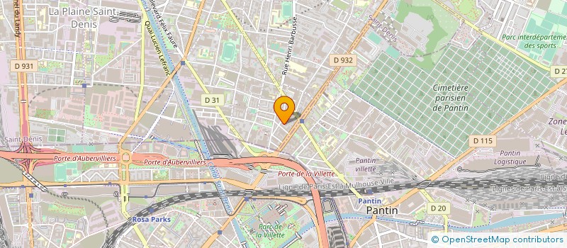 localisation de l'entreprise BRM BALDIE MICHEL ET ROGER à AUBERVILLIERS
