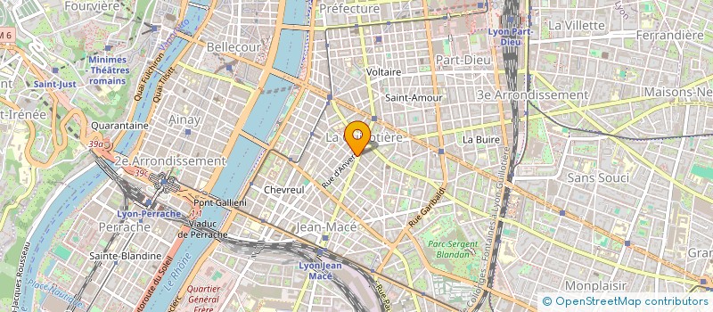 localisation de l'entreprise BRM CONSEIL  LYON