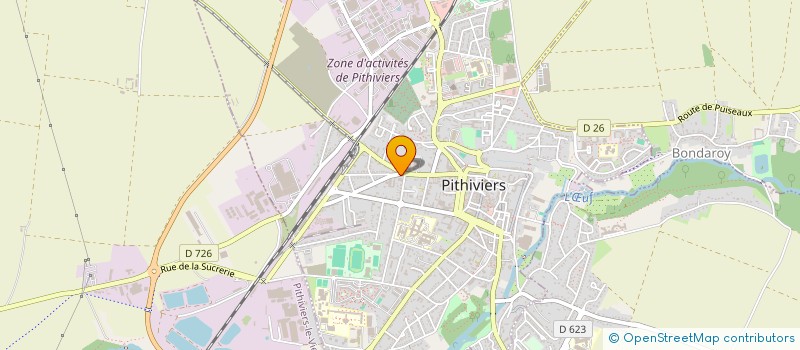 localisation de l'entreprise BRM IMMOBILIER à PITHIVIERS