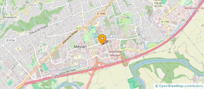 localisation de l'entreprise BRM INGENIERIE à MEYLAN