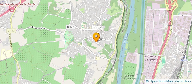 localisation de l'entreprise BRM INVESTISSEMENT  IRIGNY