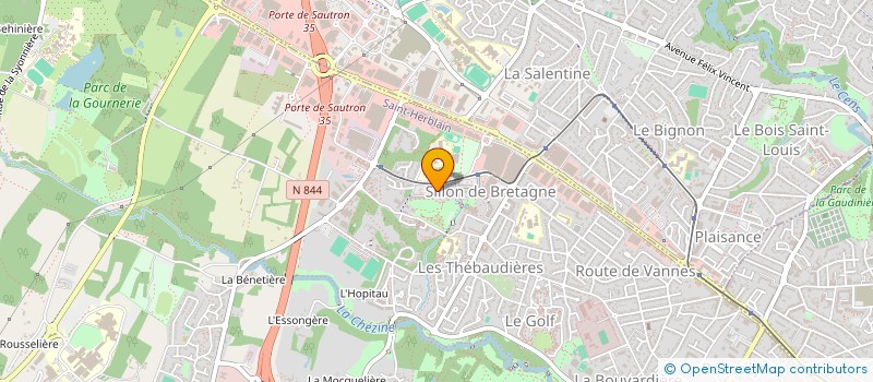 localisation de l'entreprise BRM OUEST à SAINT-HERBLAIN