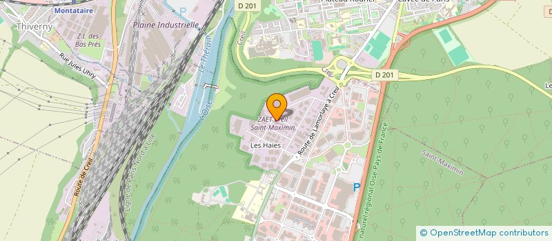 localisation de l'entreprise BRM SERVICES à CREIL