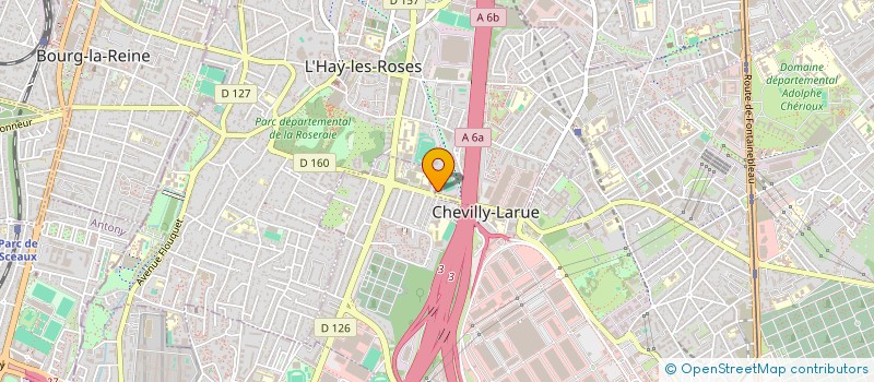 localisation de l'entreprise BRM TRANSPORT  L'HAY-LES-ROSES