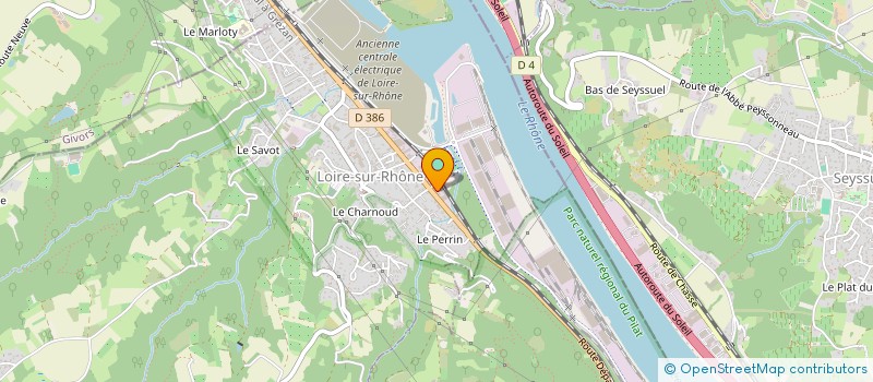 localisation de l'entreprise BRM VINTAGE RACING  LOIRE-SUR-RHONE