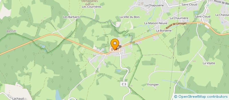 localisation de l'entreprise BRM3 à SAINT-MARC-A-FRONGIER