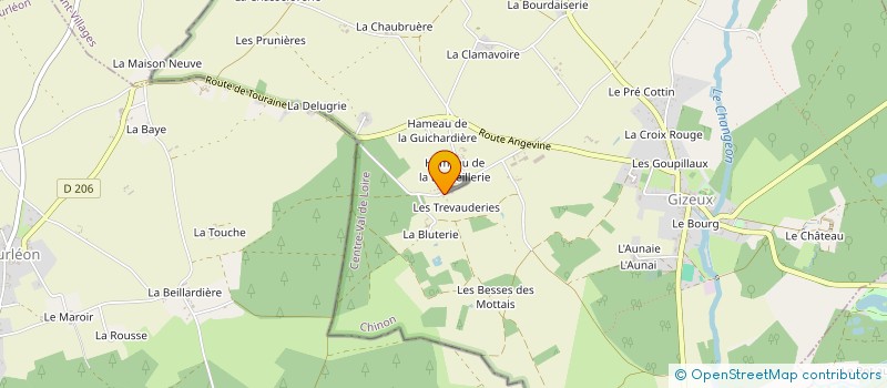 localisation de l'entreprise BRMC - MACONNERIE CARRELAGE  GIZEUX