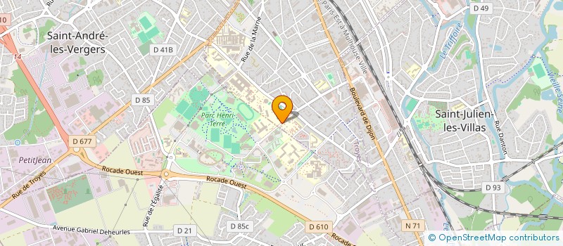 localisation de l'entreprise BRMG à TROYES