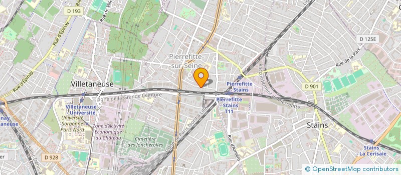 localisation de l'entreprise BRN à PIERREFITTE-SUR-SEINE