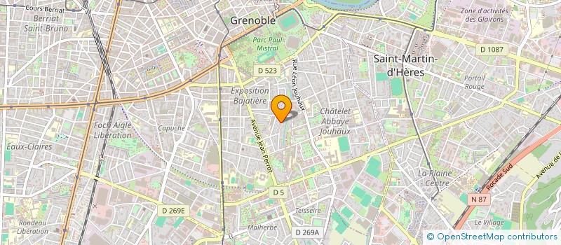 localisation de l'entreprise BRNE INVEST  GRENOBLE