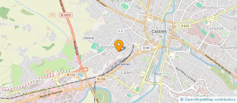 localisation de l'entreprise BRO  CASTRES