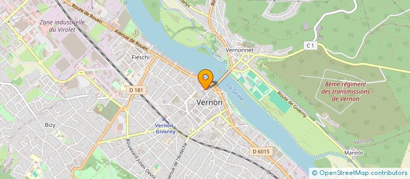 localisation de l'entreprise BRO'C & DELICES  VERNON