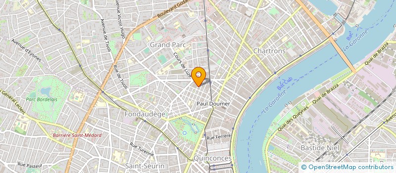 localisation de l'entreprise BRO'DUCTION à BORDEAUX