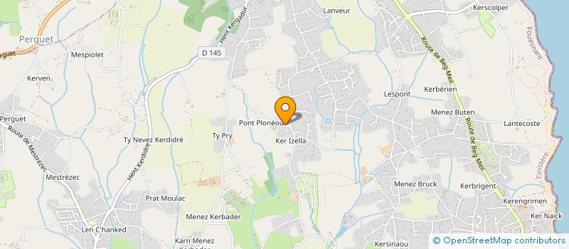 localisation de l'entreprise BRO FOEN SPORTS ATHLETIQUES BRETONS à FOUESNANT