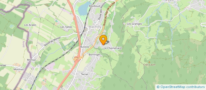 localisation de l'entreprise BRO HOUSE  MACHILLY