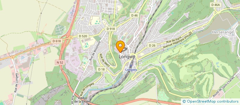 localisation de l'entreprise BRO IMMO à LONGWY