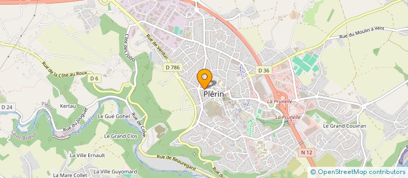 localisation de l'entreprise BRO INVEST  PLERIN