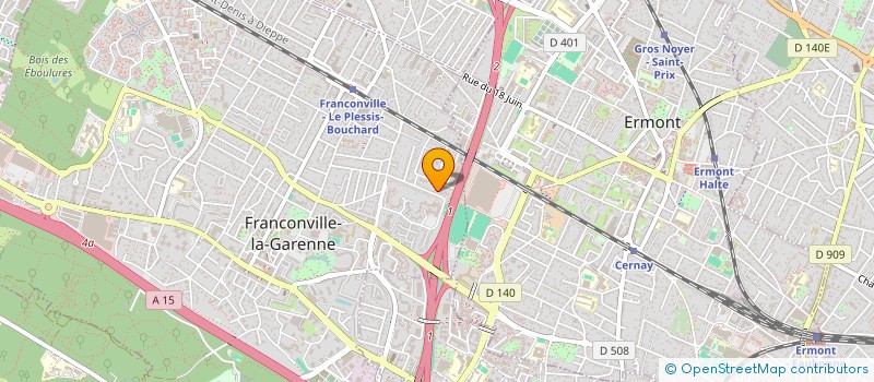 localisation de l'entreprise BRO'PERTY  FRANCONVILLE LA GARENNE