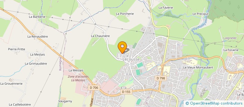 localisation de l'entreprise BRO'QUET  LECOUSSE