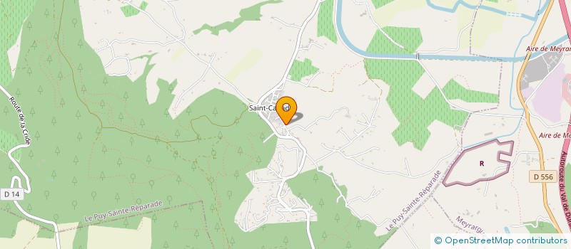 localisation de l'entreprise BRO & SIS  LE PUY-SAINTE-REPARADE