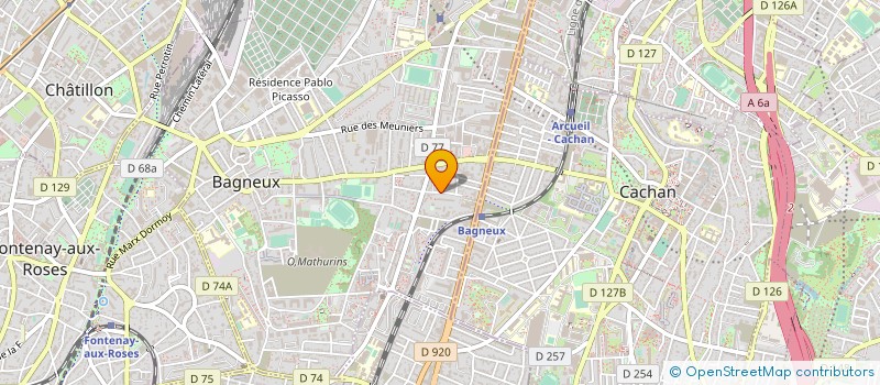 localisation de l'entreprise BROADCAST MAINTENANCE SERVICES à BAGNEUX