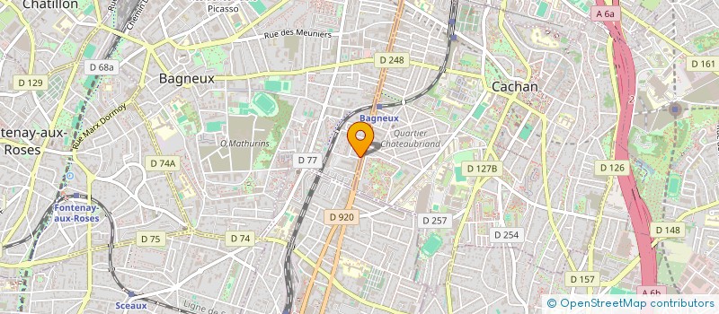 localisation de l'entreprise BROADCAST MUTI MEDIA à BAGNEUX