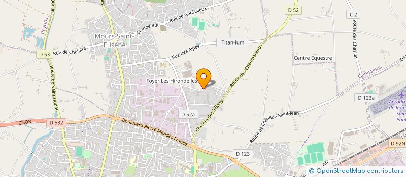 localisation de l'entreprise BROADWAY  MOURS-SAINT-EUSEBE