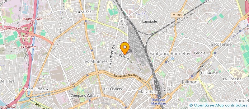localisation de l'entreprise BROADWAY  TOULOUSE