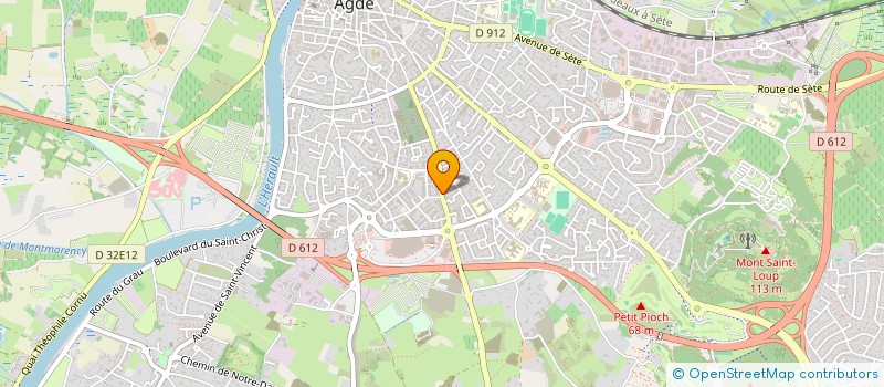 localisation de l'entreprise BROBST à AGDE