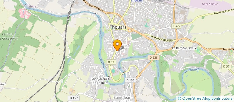 localisation de l'entreprise BROC ANTIQUE  THOUARS