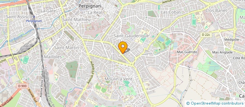 localisation de l'entreprise BROC-ARTS  PERPIGNAN