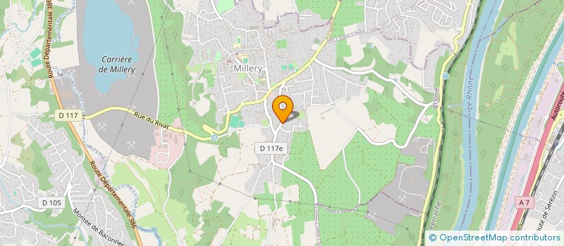 localisation de l'entreprise BROC'ATTITUDE  MILLERY