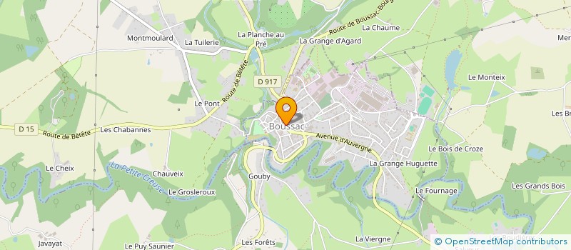 localisation de l'entreprise BROC DE LA FONTAINE à BOUSSAC