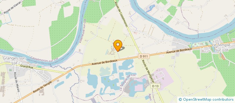 localisation de l'entreprise BROC NUTRITION SAS  LE TEMPLE-SUR-LOT